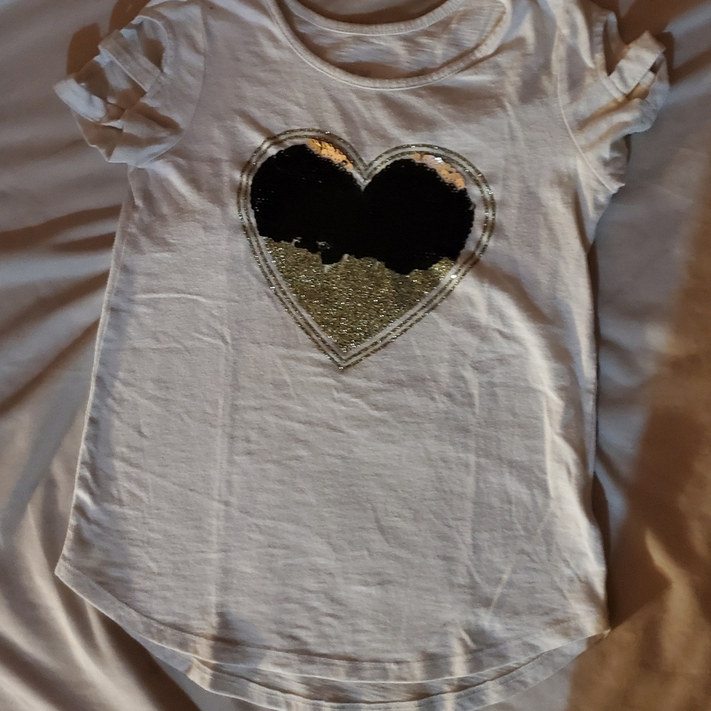 Girl's Justice Flip Sequin Tee Shirt